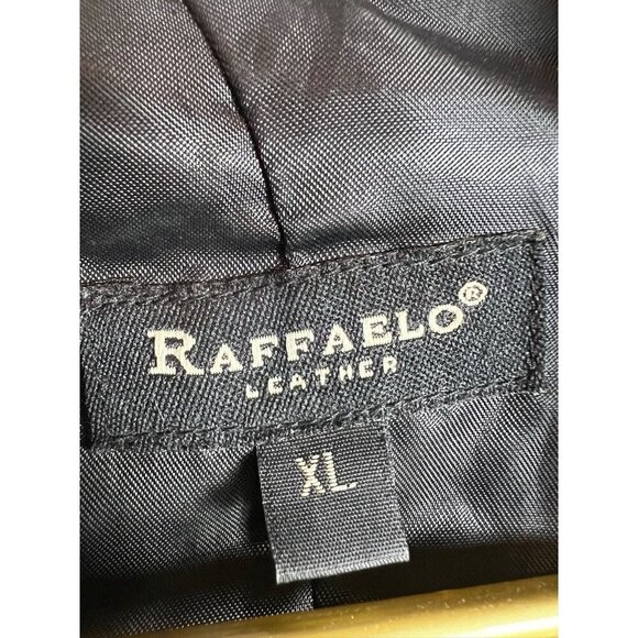 Raffaelo Leather Jacket Xl - Picture 2 of 12